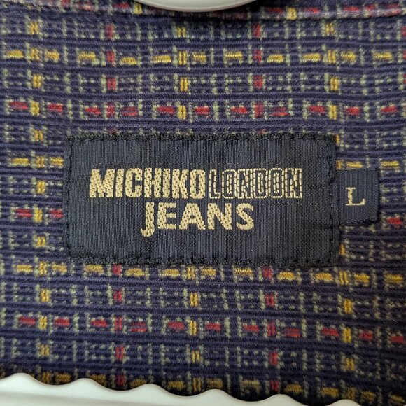 Vintage purple plaid button-up - Picture 8 of 8